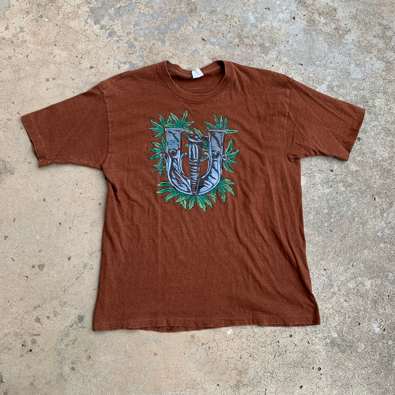 1970’s “Screw You” Iron On Weed T-Shirt S/M
