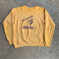 1960’s Indianola Indians Yellow Raglan Sweatshirt