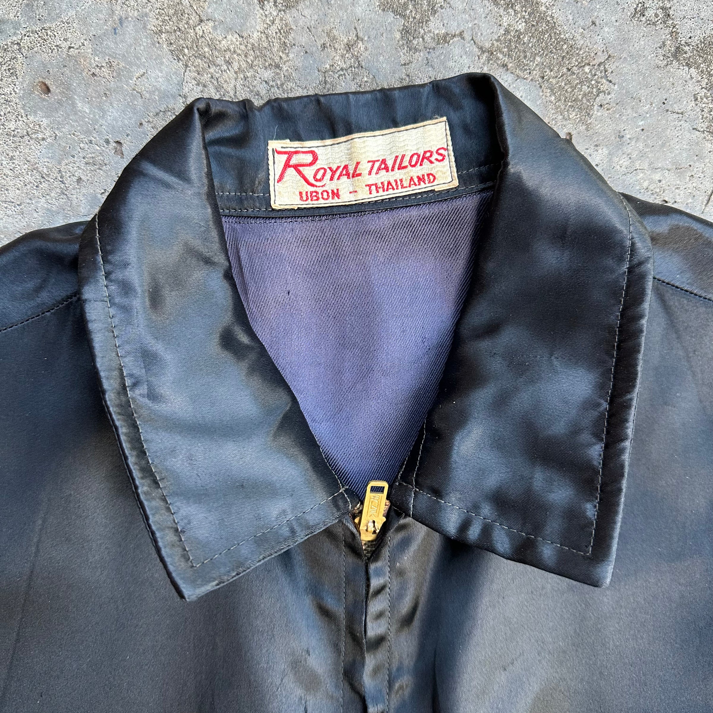1960’s Vietnam War Thai Made Silk Souvenir Jacket Small