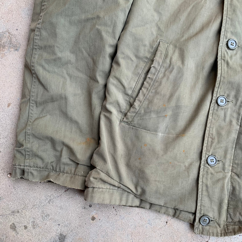 1940’s WWII Thrashed M-41 Field Jacket 42” Chest