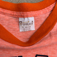 1970’s Potsdam State Heather Orange Ringer T-Shirt Medium