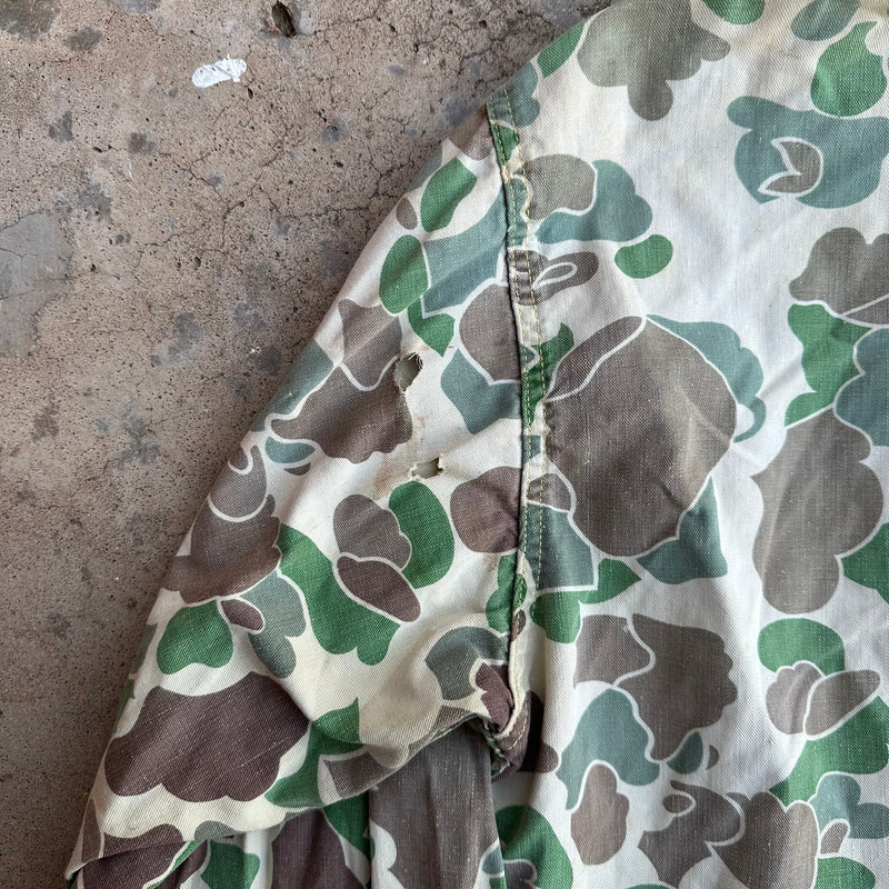 1960’s Thrashed American Field Hunting Camo Jacket Medium