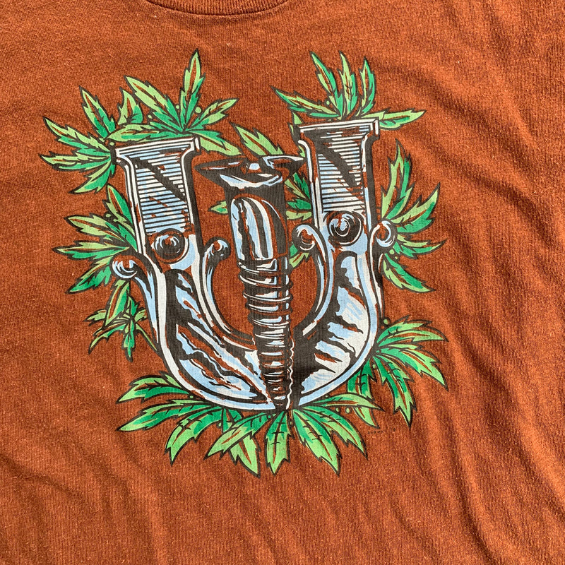 1970’s “Screw You” Iron On Weed T-Shirt S/M