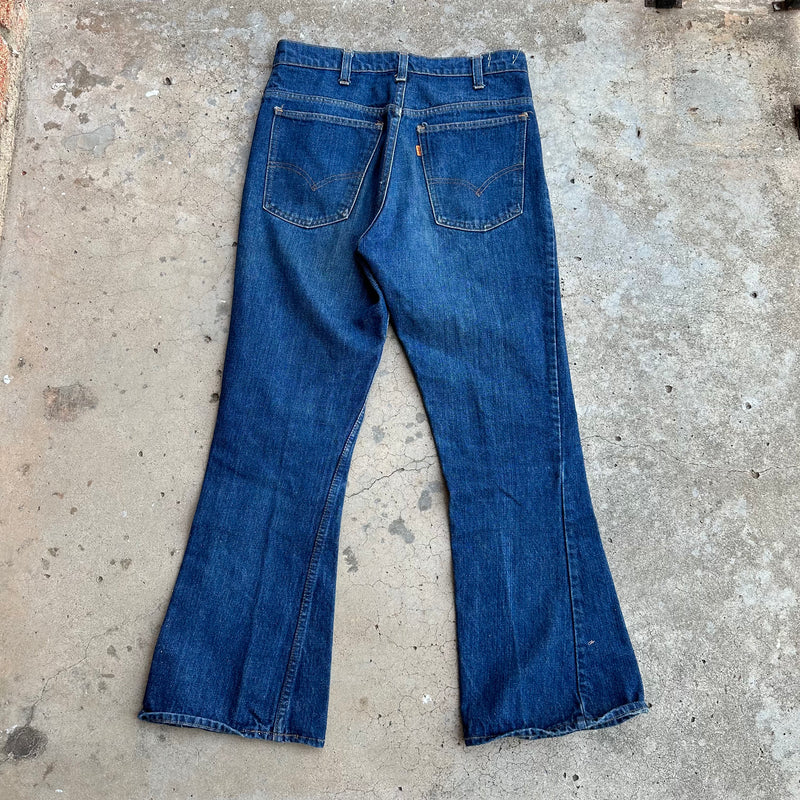 1970’s Levi’s 646 Denim Flared Jeans 32” x 28.5”