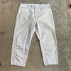 1950's Can't Bust 'Em White Denim Frisko Jeans 38” x 25.5”