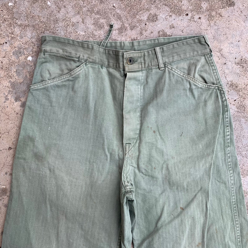 1950’s P-47 HBT Fatigue Pants 32” x 29.5”