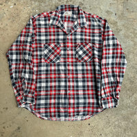 1980’s Northway Plaid Printed Flannel Shirt Large