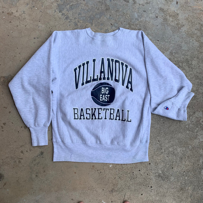 1990’s Villanova Basketball Champion Reverse Weave Crewneck Sweatshirt Large