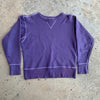 1940’s/50’s Purple Double V Crewneck Sweatshirt Small