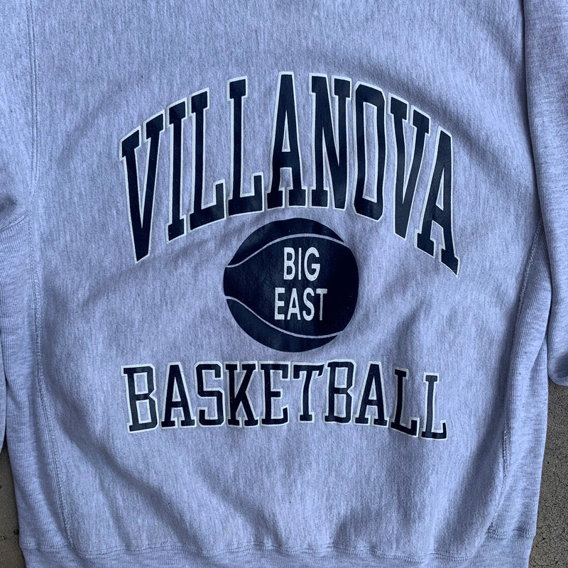 1990’s Villanova Basketball Champion Reverse Weave Crewneck Sweatshirt Large