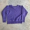 1940’s/50’s Purple Double V Crewneck Sweatshirt Small