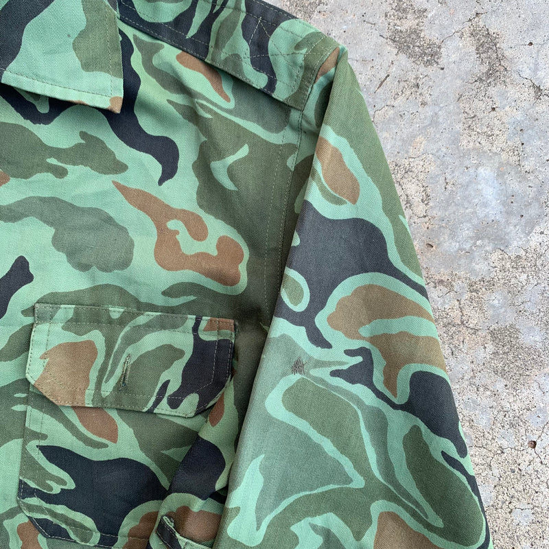 1970’s Korean Special Forces Noodle Camo Shirt Medium