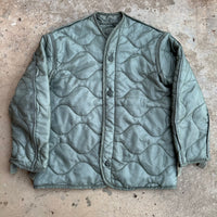 Quilted Military Field Jacket Liner Small