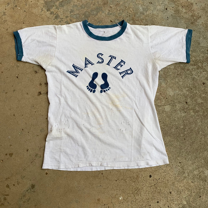 1960’s/70’s Thrashed Master BDSM Ringer T-Shirt Small