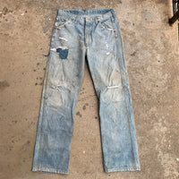 1960’s Thrashed Wrangler Blue Bell Denim Jeans 30” x 30”