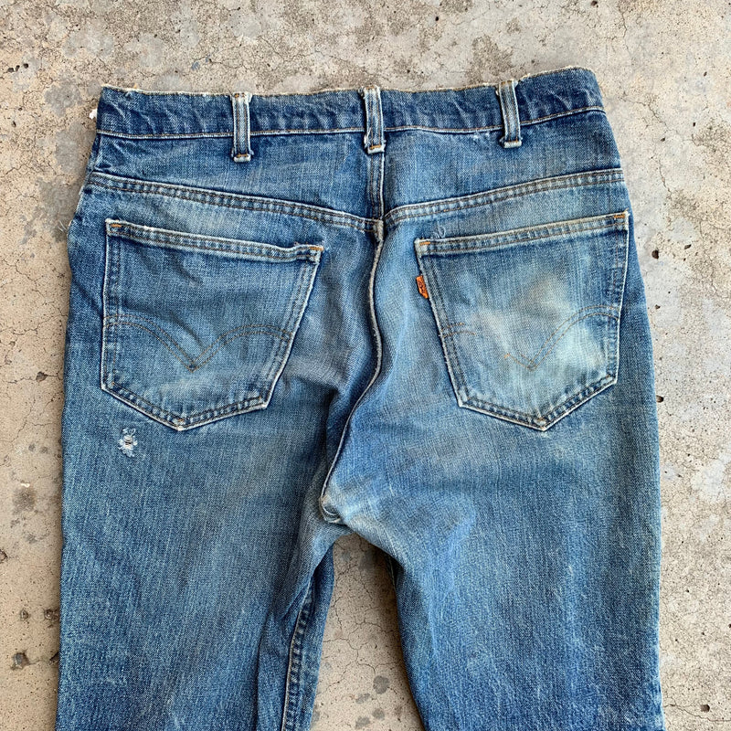 1970’s Levi’s Orange Tab 646 Denim Flared Jeans 33” x 29.5”