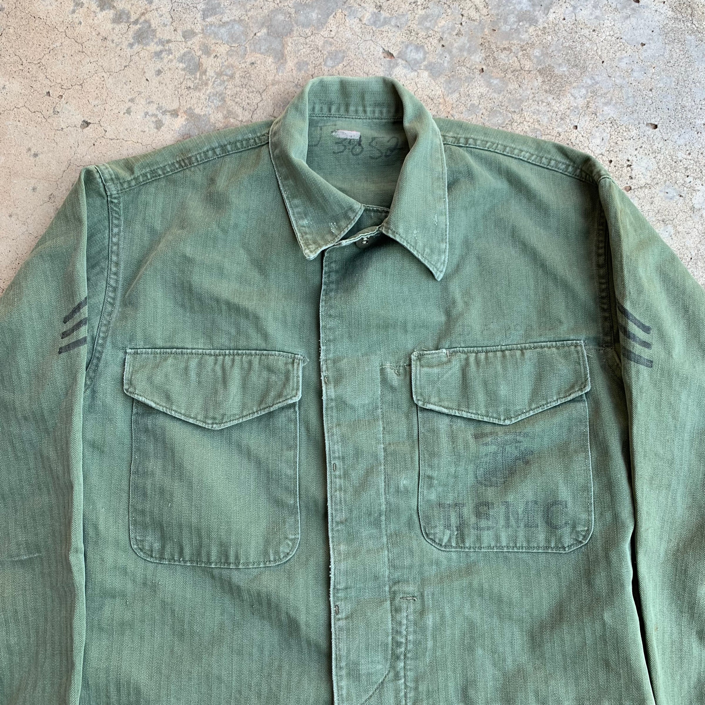 1950’s USMC P-53 HBT Utility Jacket Small