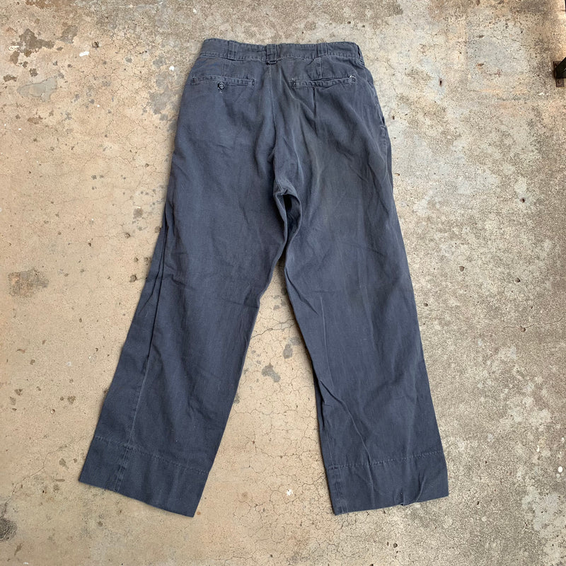 1960’s Cleveland Overall Black Work Pants 27” x 26”