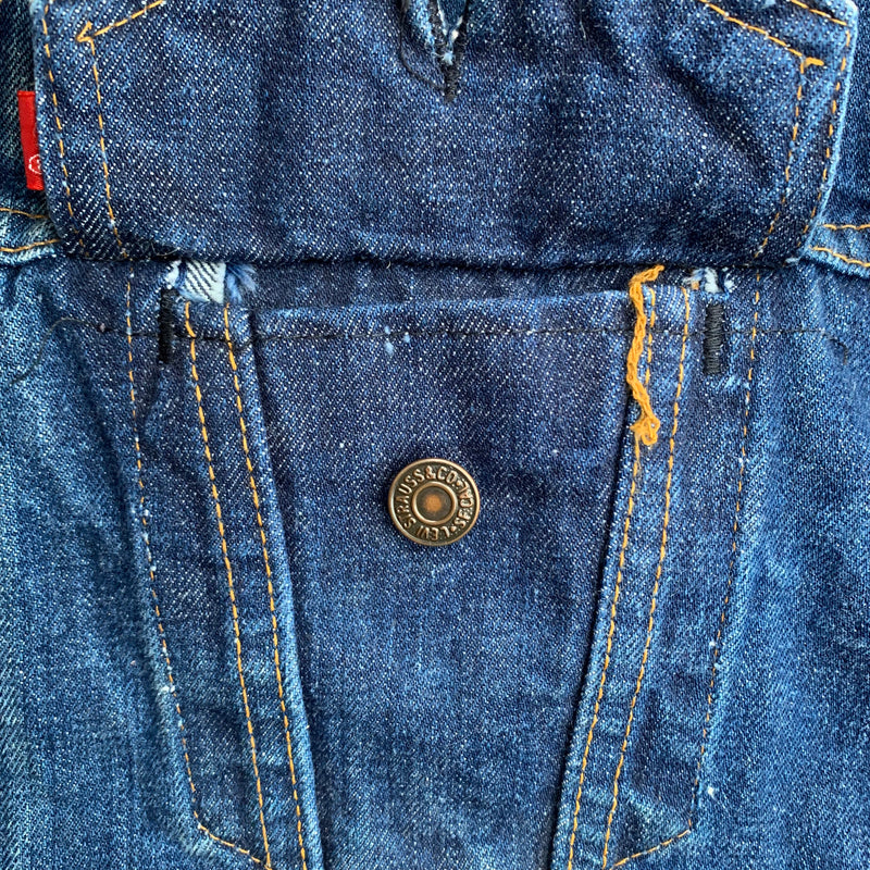 1970’s Levi’s Type 3 70505 Denim Jacket Size 46