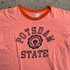 1970’s Potsdam State Heather Orange Ringer T-Shirt Medium