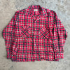 1970’s/80’s Klondike Plaid Flannel Shirt Medium