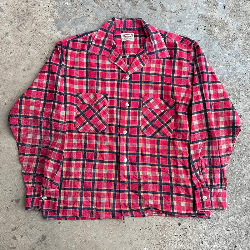 1970’s/80’s Klondike Plaid Flannel Shirt Medium