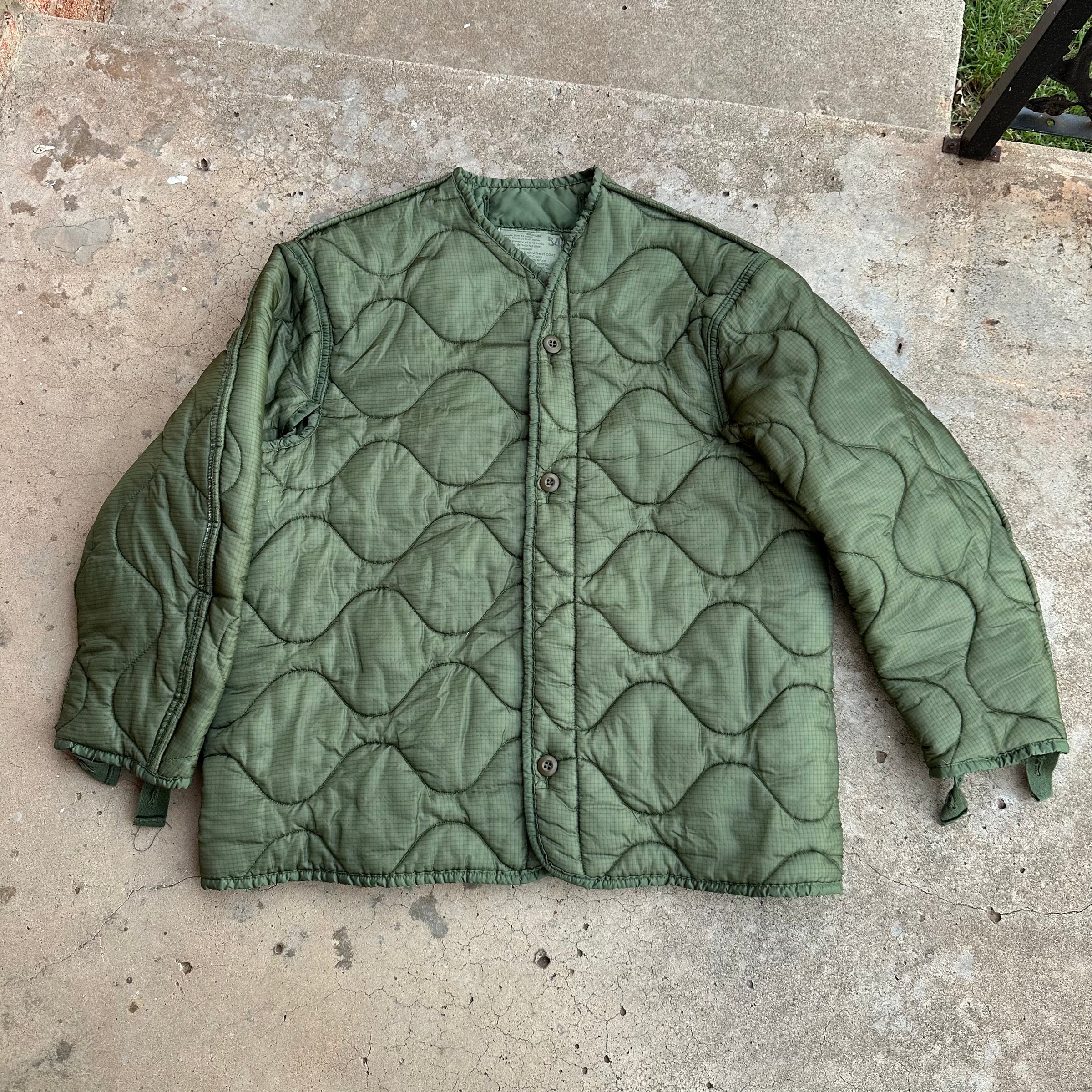 Quilted Military Field Jacket Liner Medium