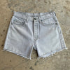 1980’s Levi’s 501 Grey Denim Jean Shorts 30” x 4.5”