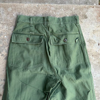 1960’s Vietnam War OG-107 Fatigue Pants 30” x 30.5”