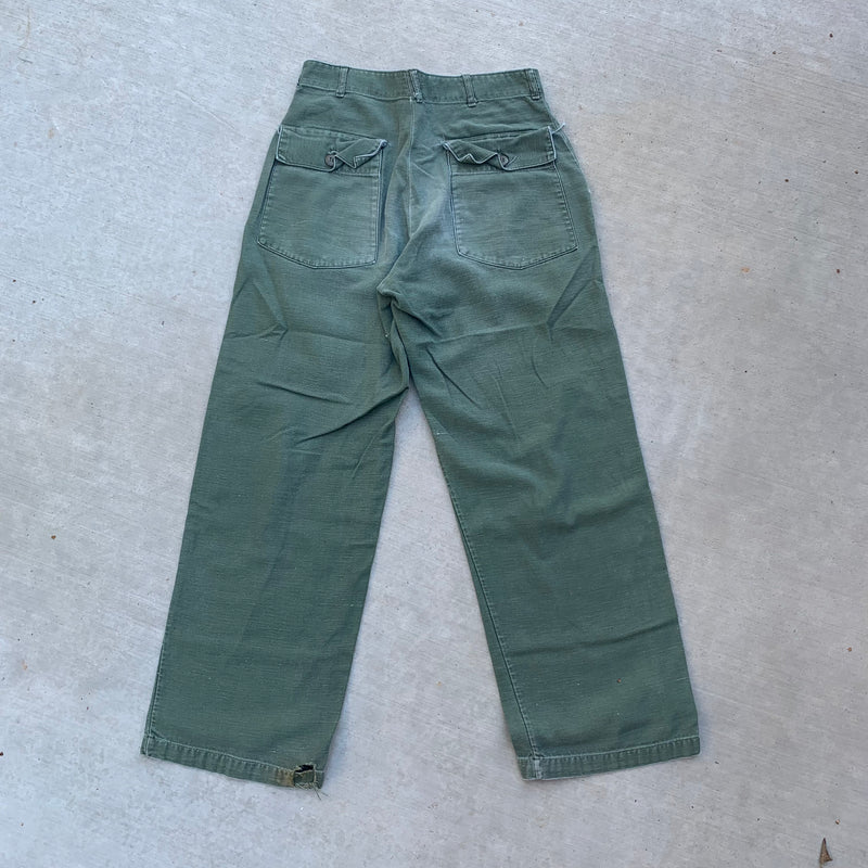 1960's OG-107 Fatigue Pants 29" x 27"