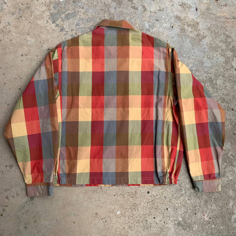 1960’s Arrow Wind Shield Plaid Jacket M/L