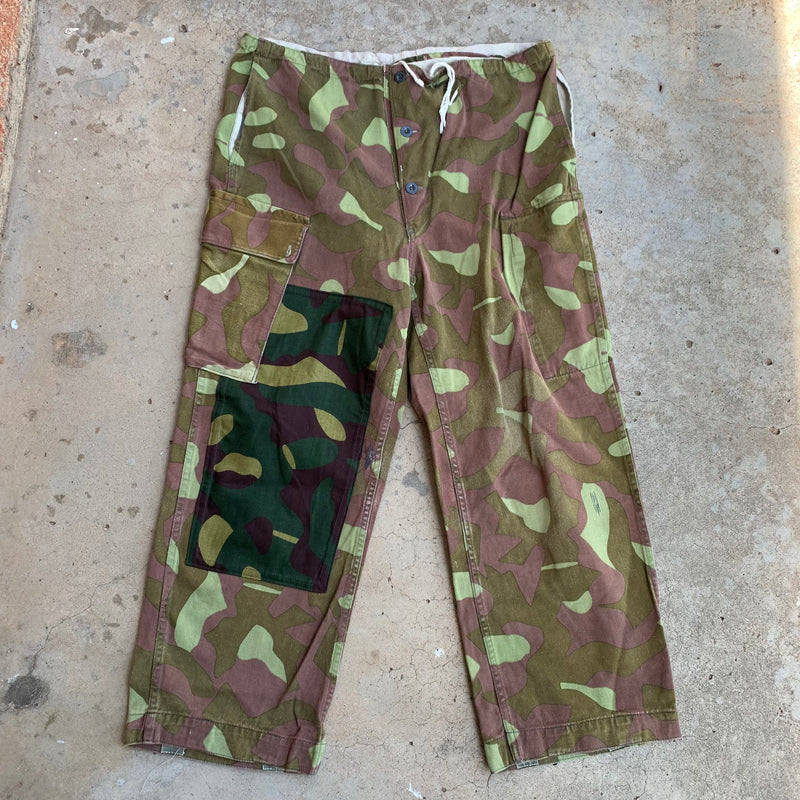 1970’s Finnish M62 Camo Pants 29” - 39” x 27”