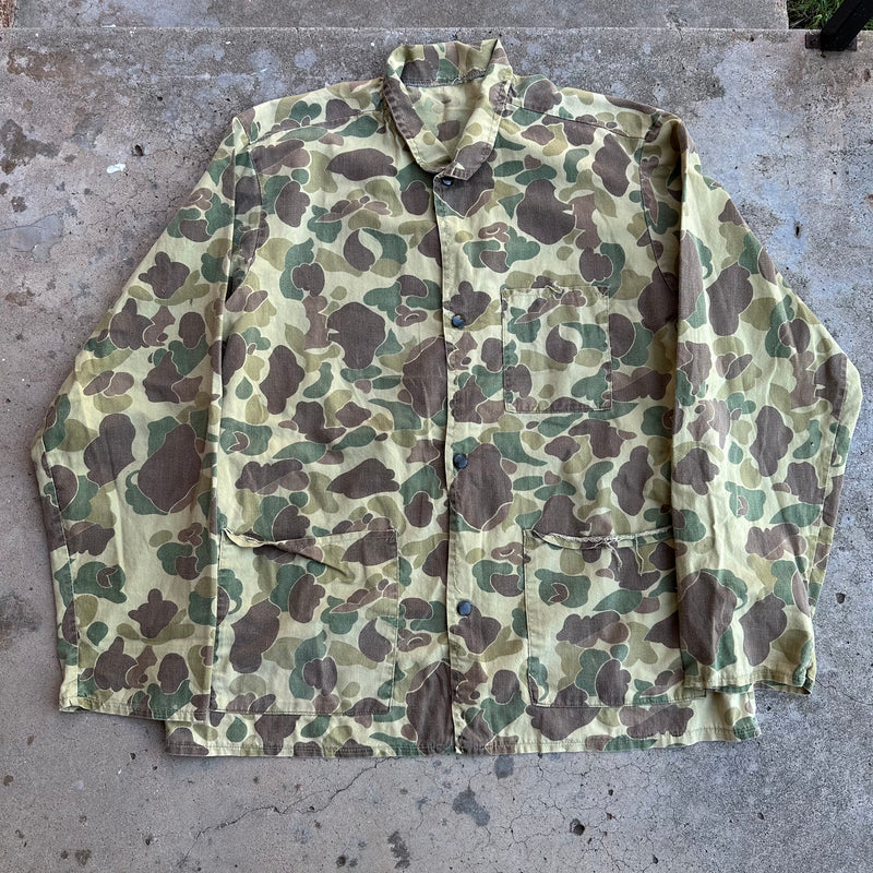 1970’s Hunting Camo Chore Jacket Large