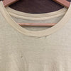 1970's Thrashed Faint Yellow Blank Pocket T-Shirt S/M