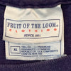 1990's Fruit of the Loom Plum Blank T-Shirt XL