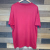 1980's Burgundy Russell Blank T-Shirt 2XL