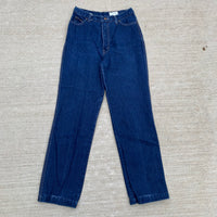 1970's Calvin Klein Dark Wash High Rise Mom Jeans 27.5" x 31"