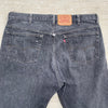1990's Levi's 501 Black Denim Jeans 39" x 29.5"