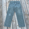 1990's Distressed Faded Grey Dickies Carpenter Pants 34" Waist