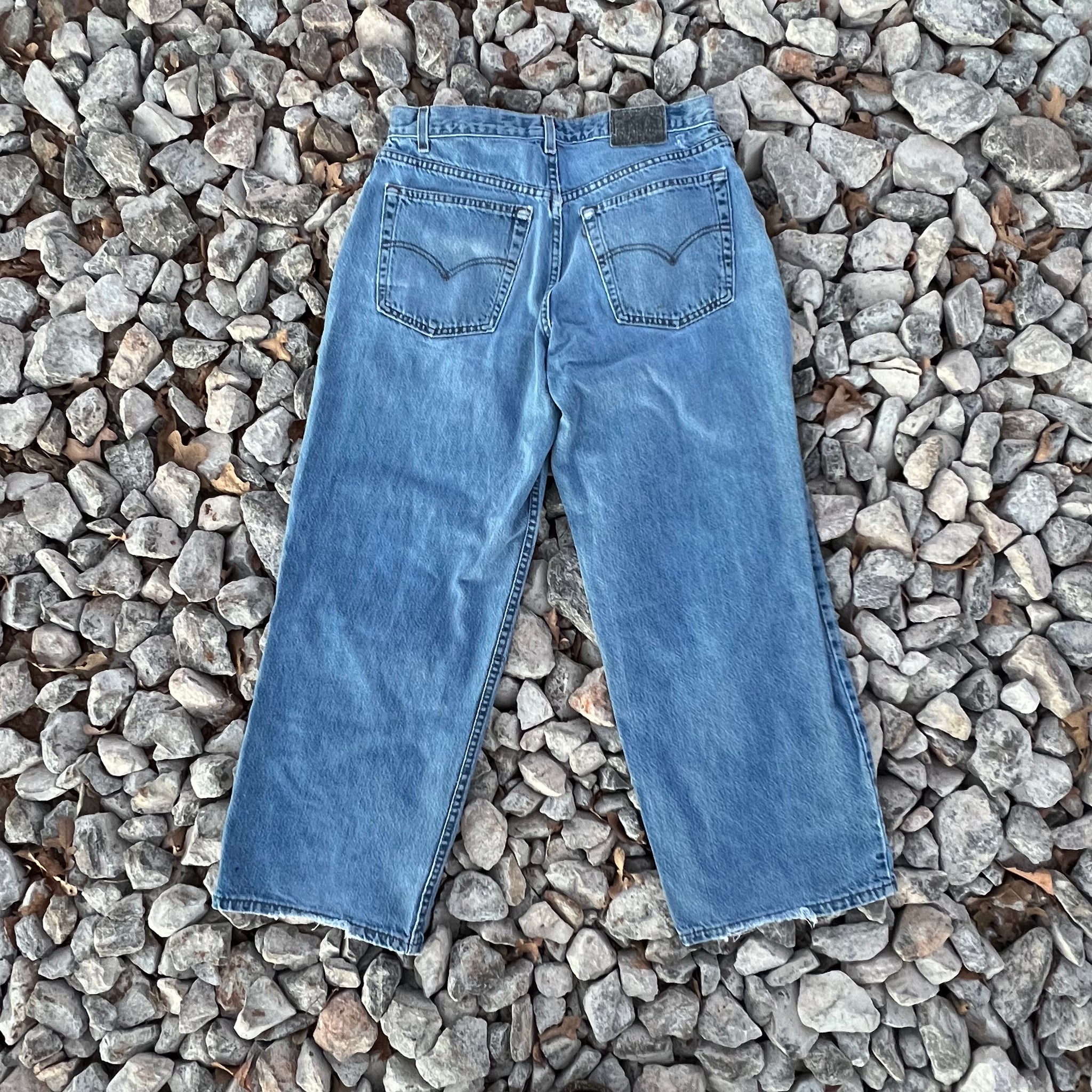 1990's Levi's Baggy Mega Wide Silvertab Denim Jeans 32