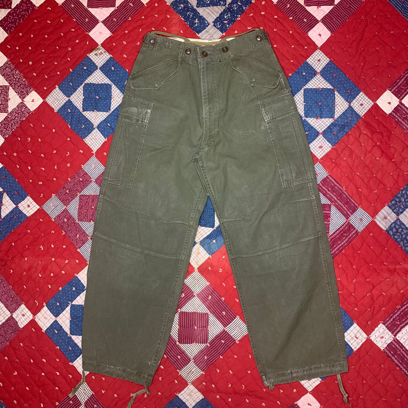 Early Issue 1950’s M-51 Combat Trousers 32” Waist