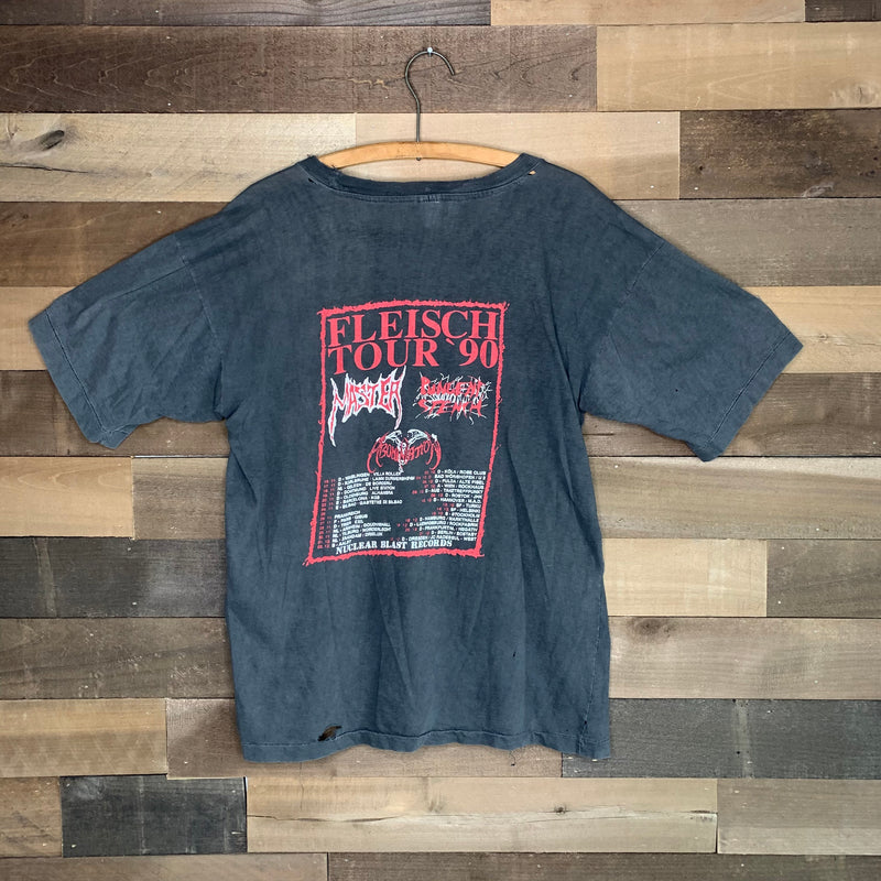 1990 Pungent Stench "Fleisch" Tour T-Shirt