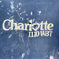 1960’s Thrashed Charlotte 1110 WBT Radio T-Shirt