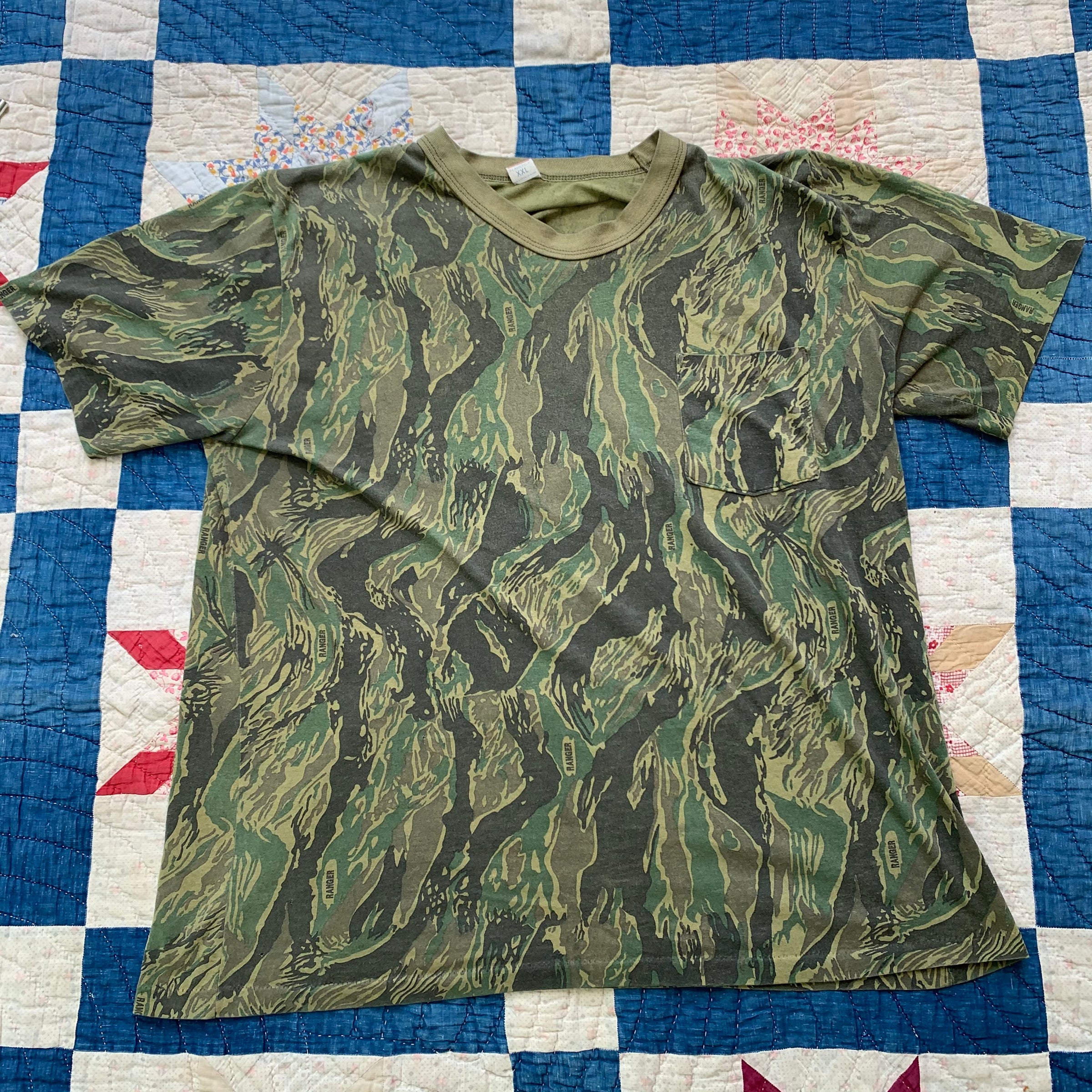 1980's Tiger Stripe Camo T-Shirt