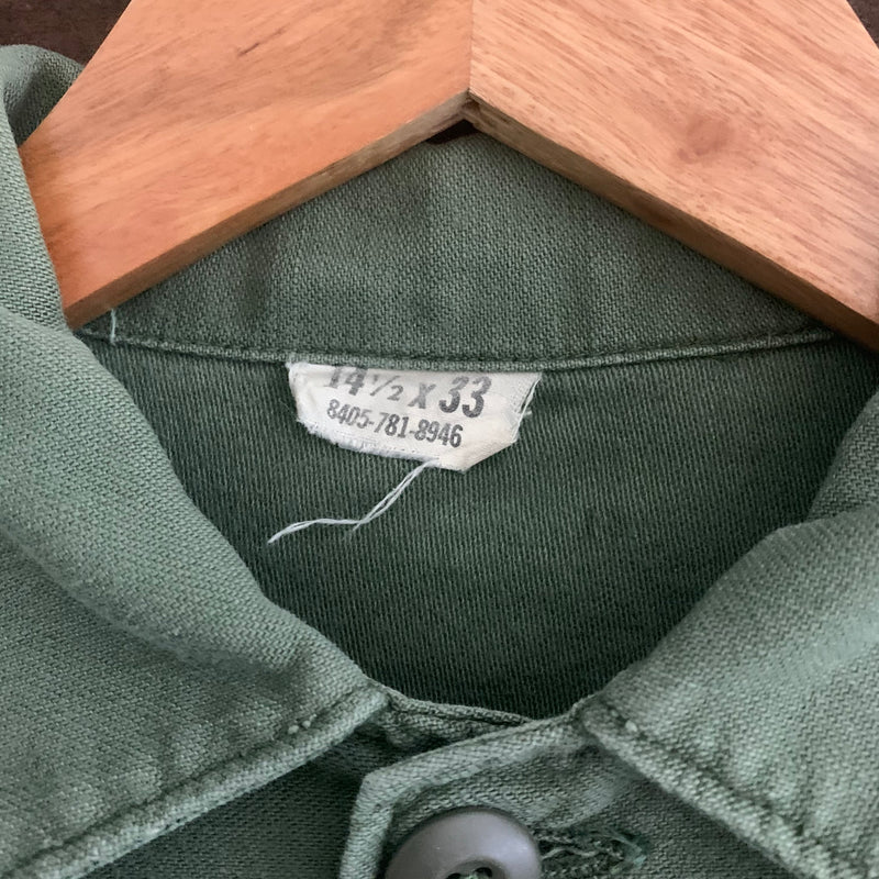 1969 Third Pattern OG-107 Fatigue Shirt