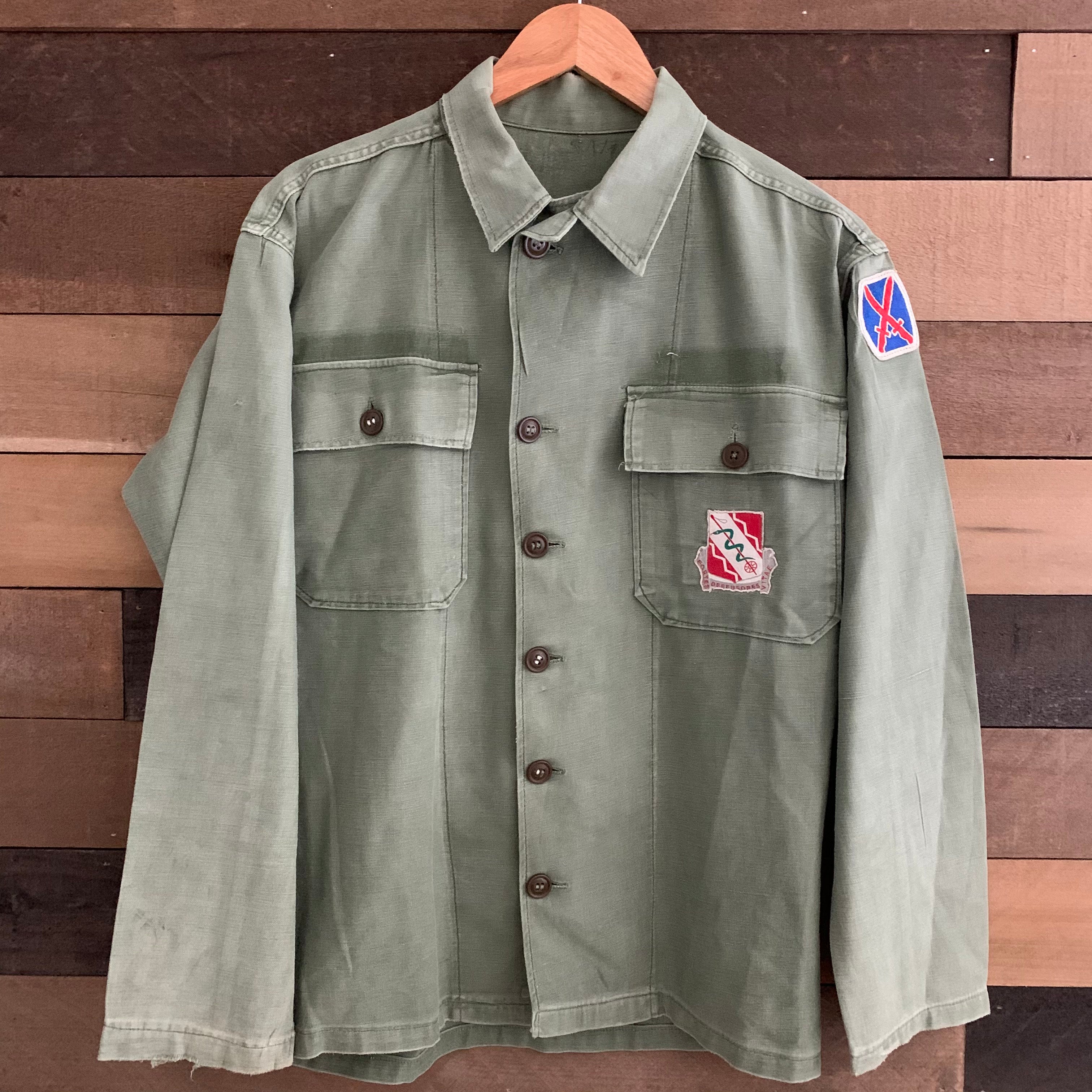 1950's Korean War Era First Pattern OG-107 Fatigue Shirt – Little