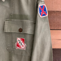 1950's Korean War Era First Pattern OG-107 Fatigue Shirt