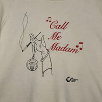 1980's Call Me Madam Political Satire Musical Crewneck Sweatshirt Large
