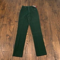 1980’s Deadstock Forest Green Roughriders Denim Jeans 26.5” Waist