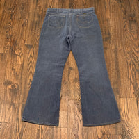 1960’s Wrangler Flared Denim Jeans 34.5” Waist